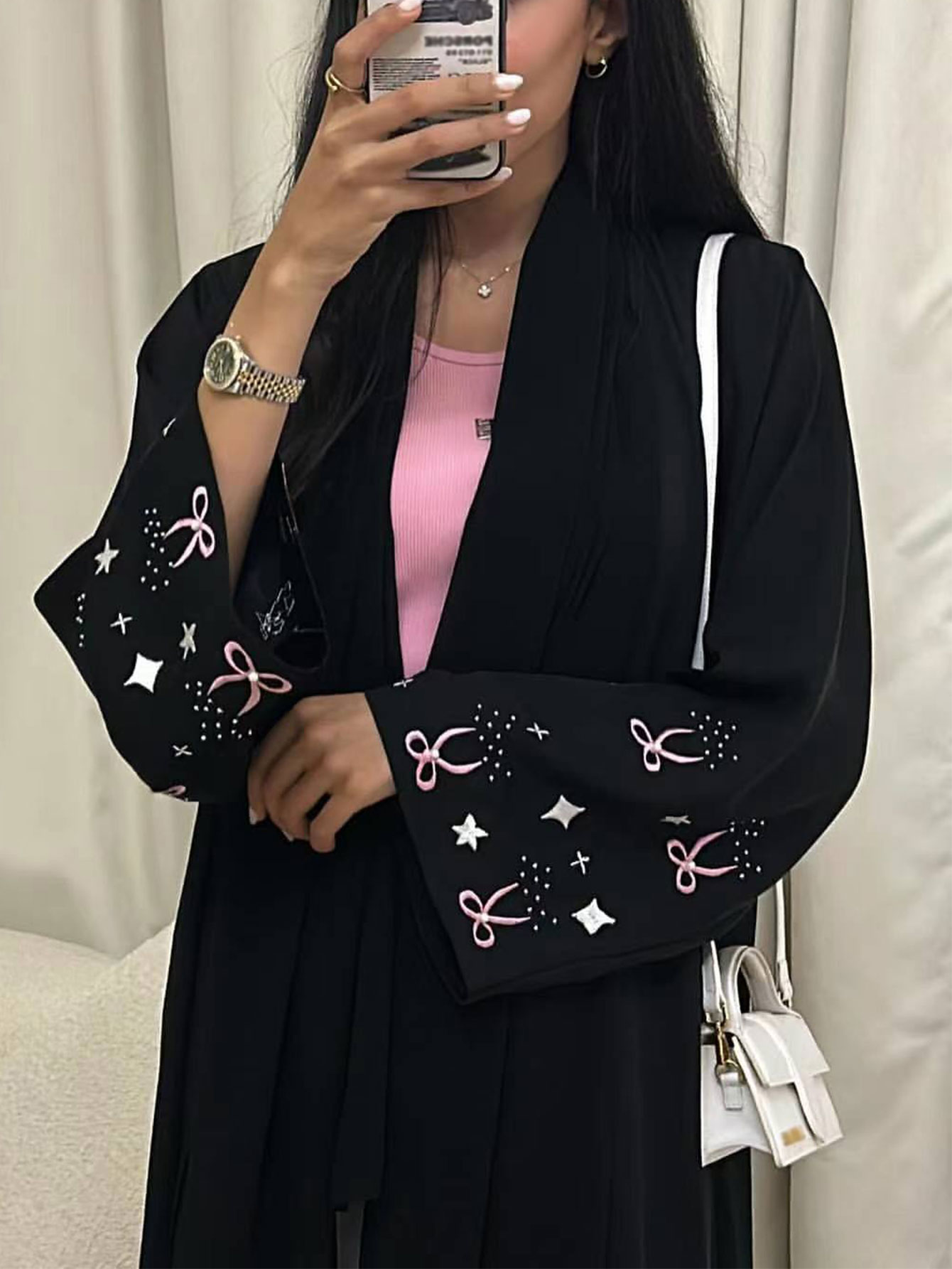 Embroidery Arabic - 2025 Muslim Abaya Dress for Women