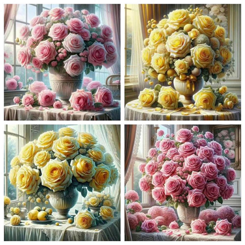 Embroidery Wall Art - 1PC frameless 5D Diy Diamond Painting