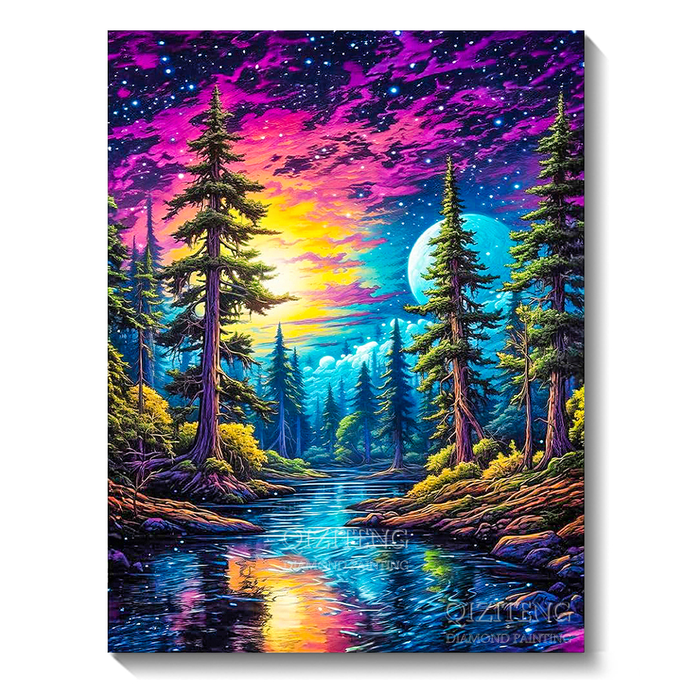 unframe 5D Diamond Art Paintin - огляд і ціна Embroidery Wall Art