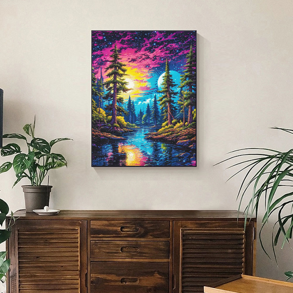 unframe 5D Diamond Art Paintin - огляд і ціна Embroidery Wall Art