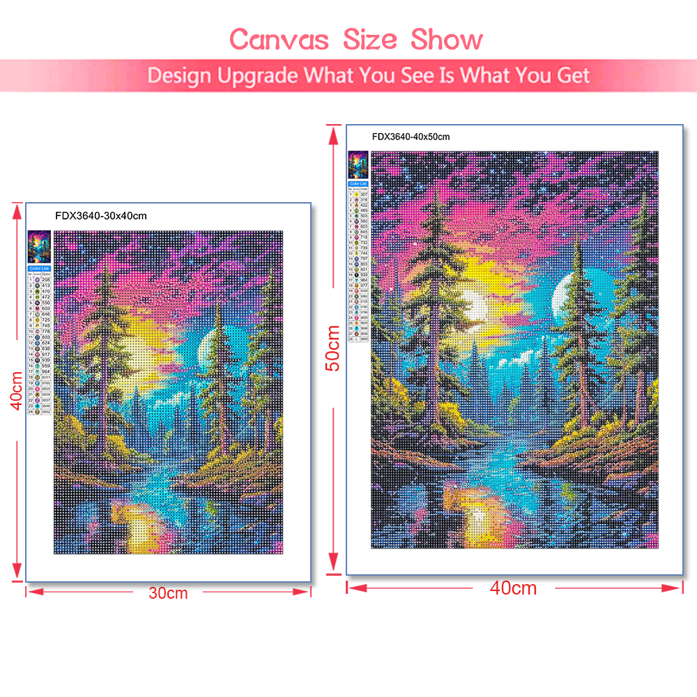 unframe 5D Diamond Art Paintin - огляд і ціна Embroidery Wall Art