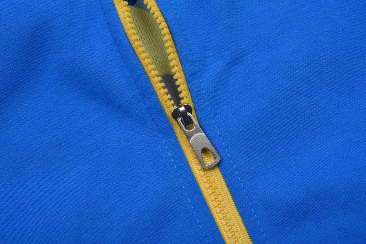 Fashionable stand up collar zi - огляд і ціна Embroidery Logo