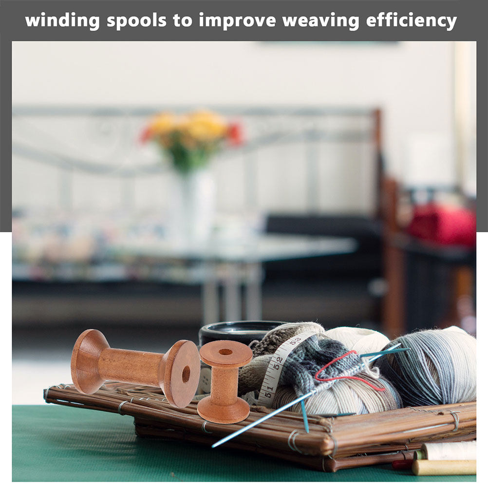 7Pcs Wooden Thread Spools Empt - огляд і ціна Embroidery Thread