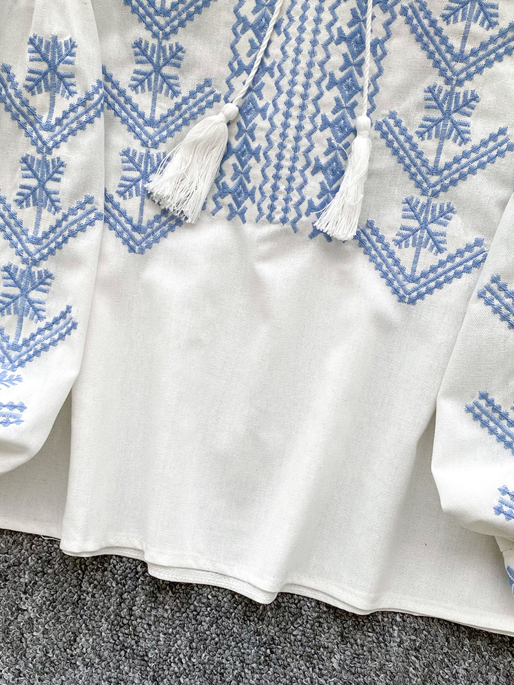 Women Blouse Embroidery Autumn - огляд і ціна Embroidery On Shirt