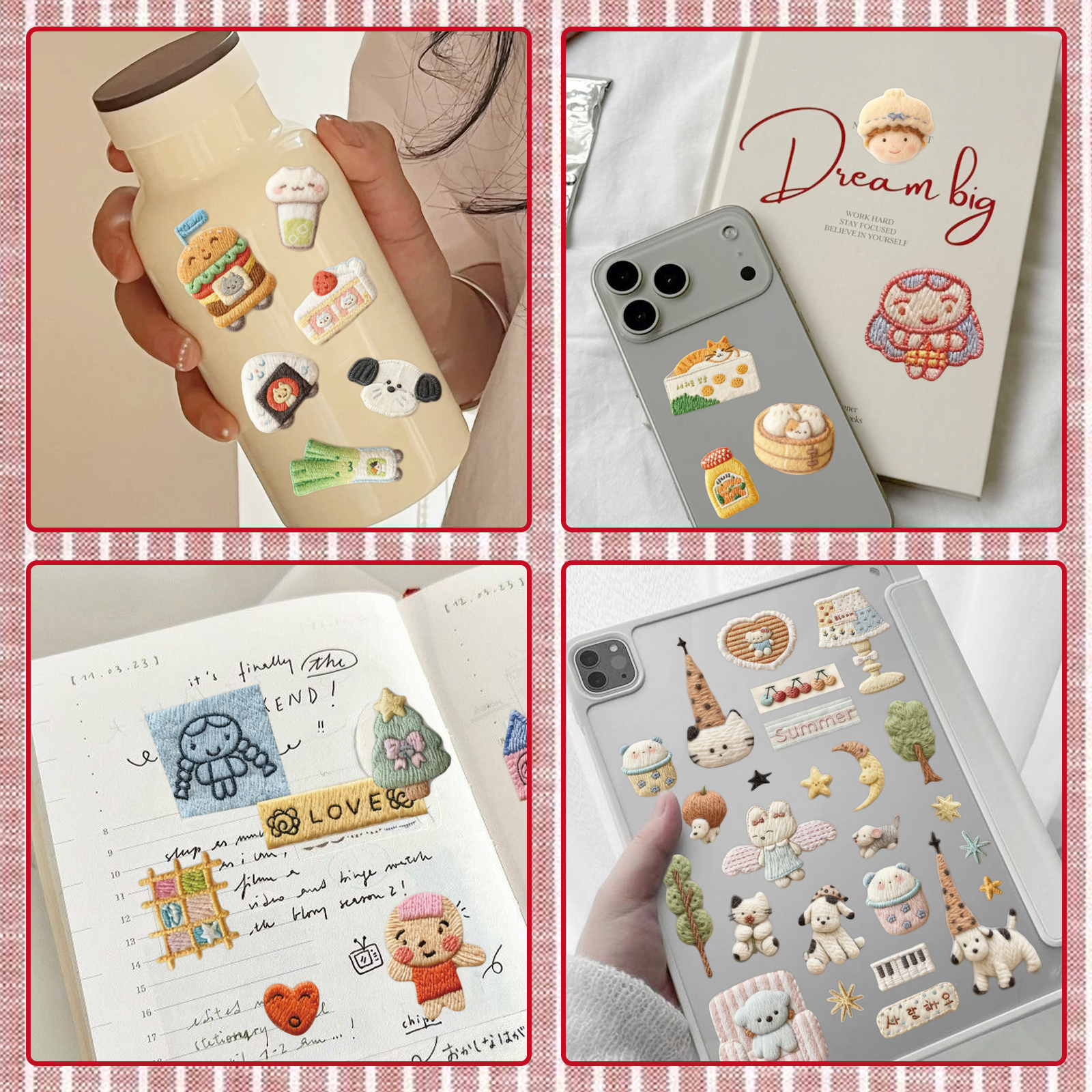 Random Cover 30 Sheets 680+ Pc - огляд і ціна Embroidery Journal Book
