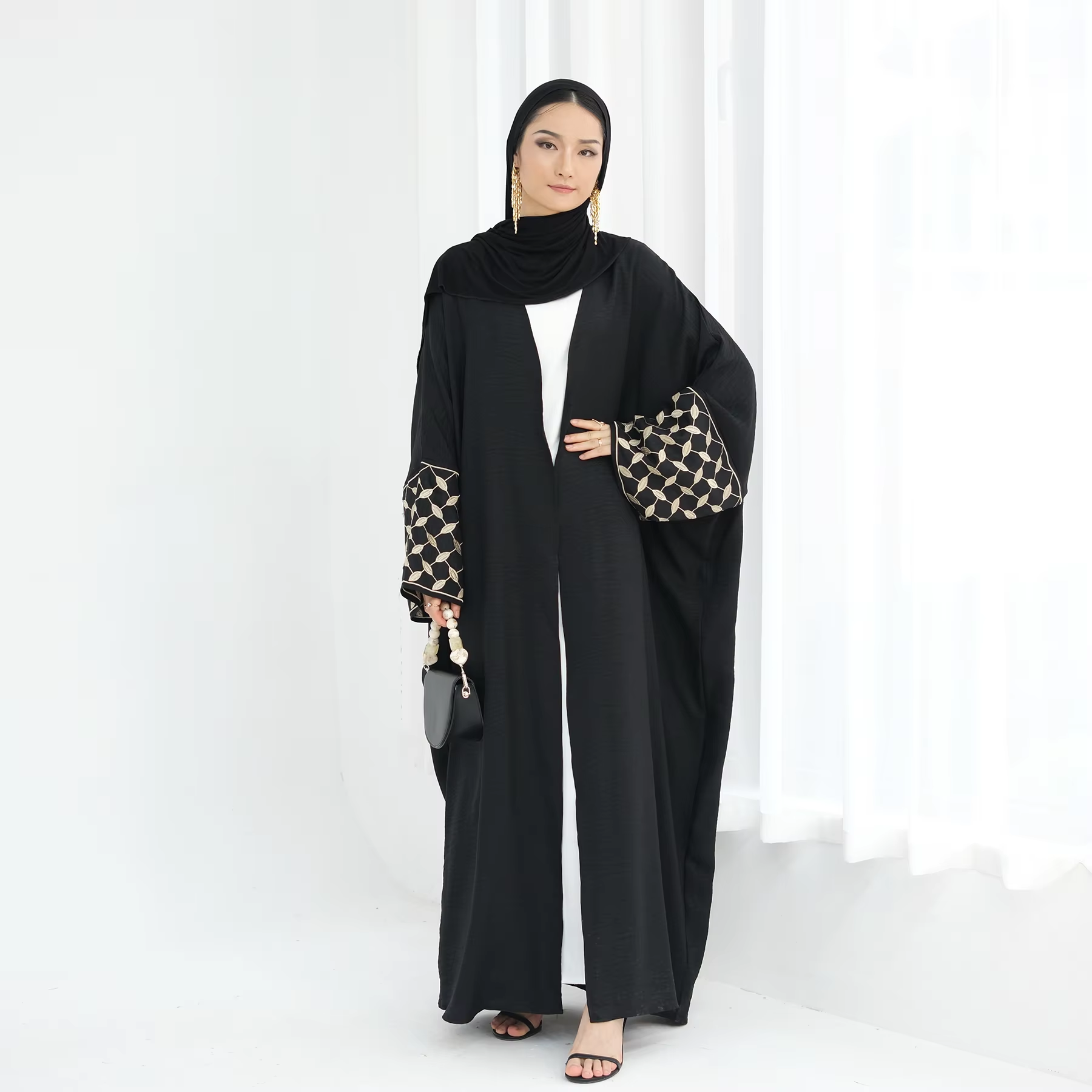 New Embroidery Abayas for Wome - огляд і ціна Embroidery Kebaya