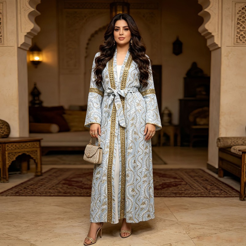 Turkey Muslim Embroidery Abaya - огляд і ціна Embroidery Arabic