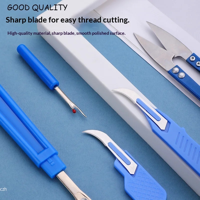 5Pcs Blue Sewing Ripper Kit wi - огляд і ціна Embroidery Thread