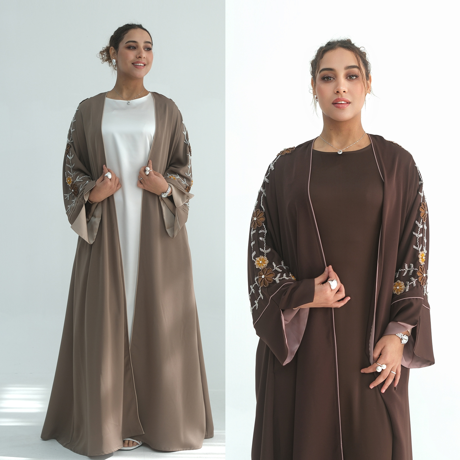 Eid Women Abaya Embroidery Bea - огляд і ціна Embroidery Arabic