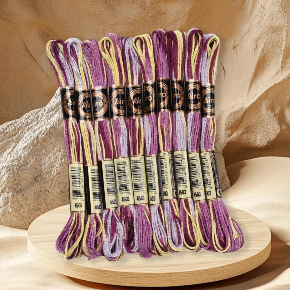 6 Strands Purple Variegated Em - огляд і ціна Embroidery Thread
