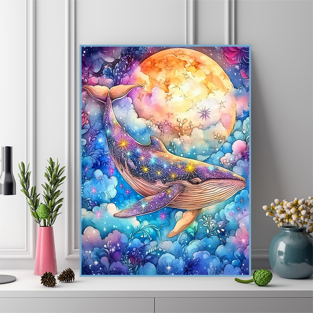 Evershine Full Drill Diamond E - огляд і ціна Embroidery Whale
