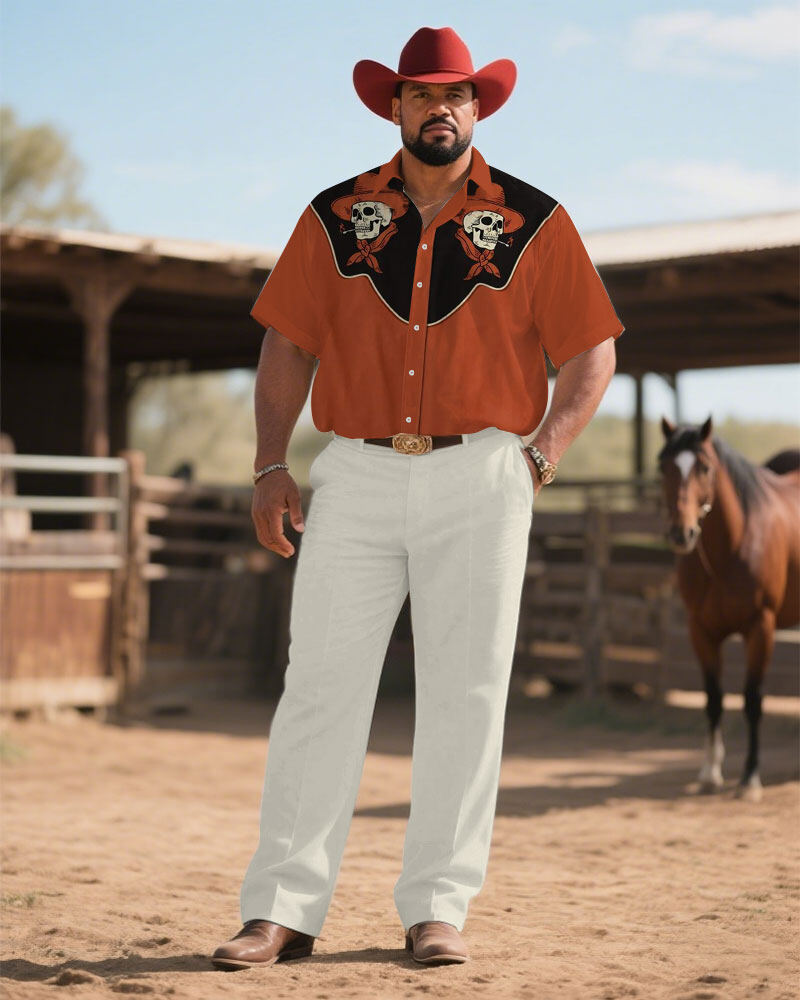S-9XL Men's Western Cowboy Emb - огляд і ціна Embroidery Set