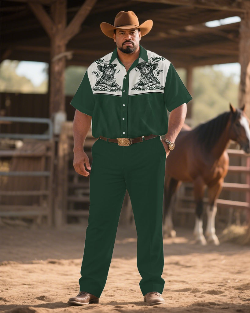 S-9XL Men's Western Cowboy Emb - огляд і ціна Embroidery Set