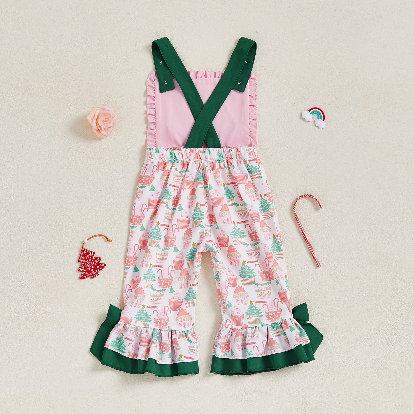 1-5Y Toddler Girl Xmas Outfits - огляд і ціна Embroidery Xmas Tree