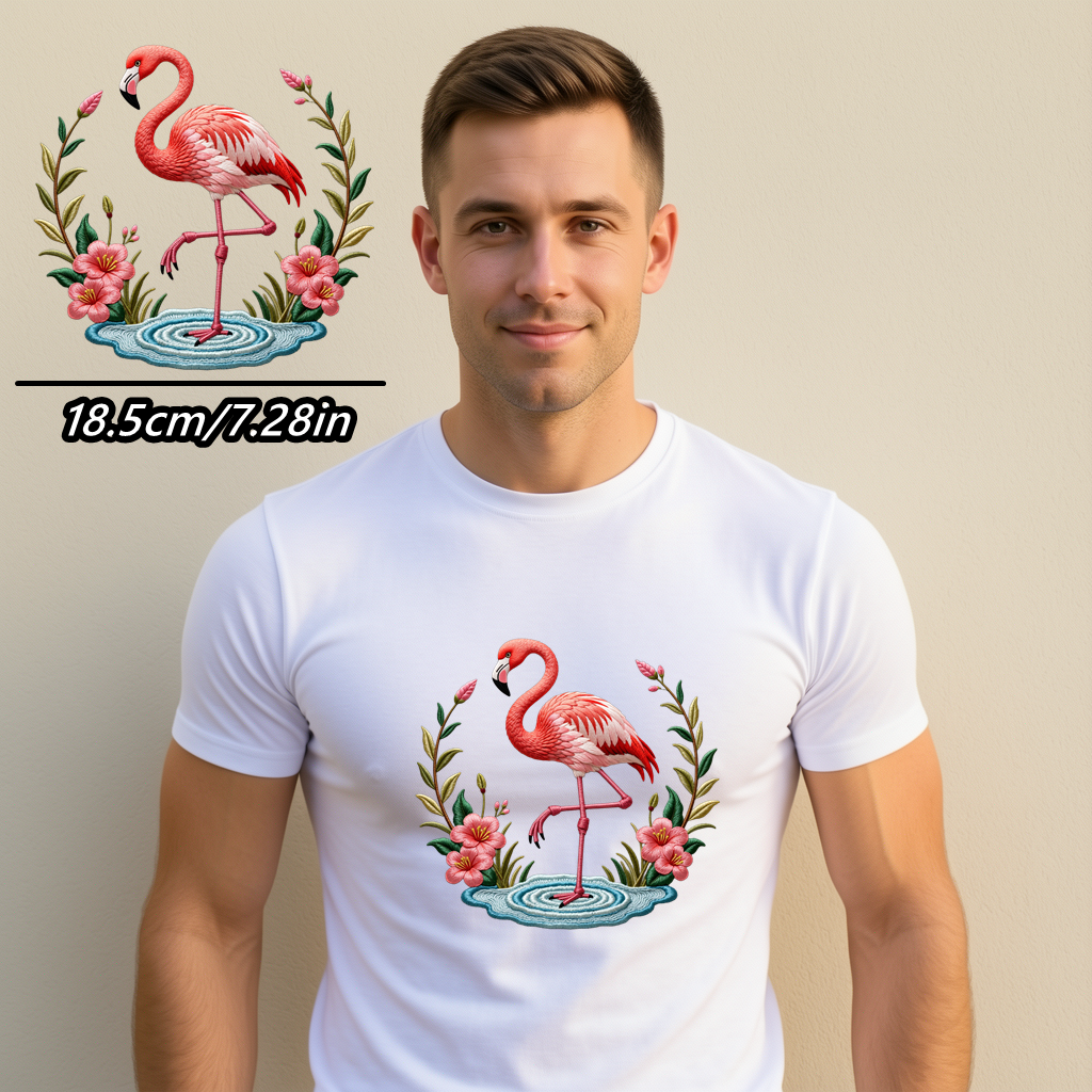 1 Piece of Bird Pattern Clothi - огляд і ціна Embroidery On Shirt