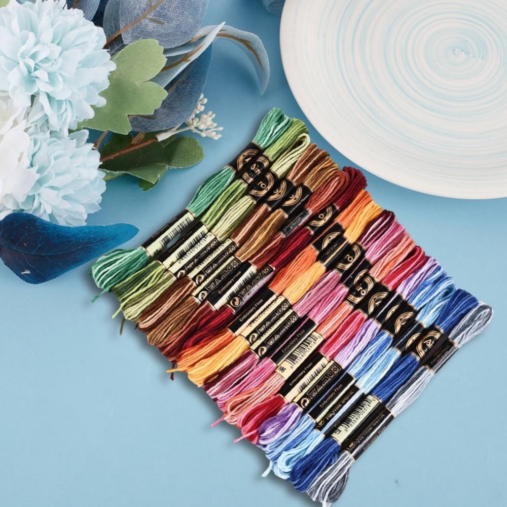 18 Skeins 6 Strands Colorful V - огляд і ціна Embroidery Bracelet