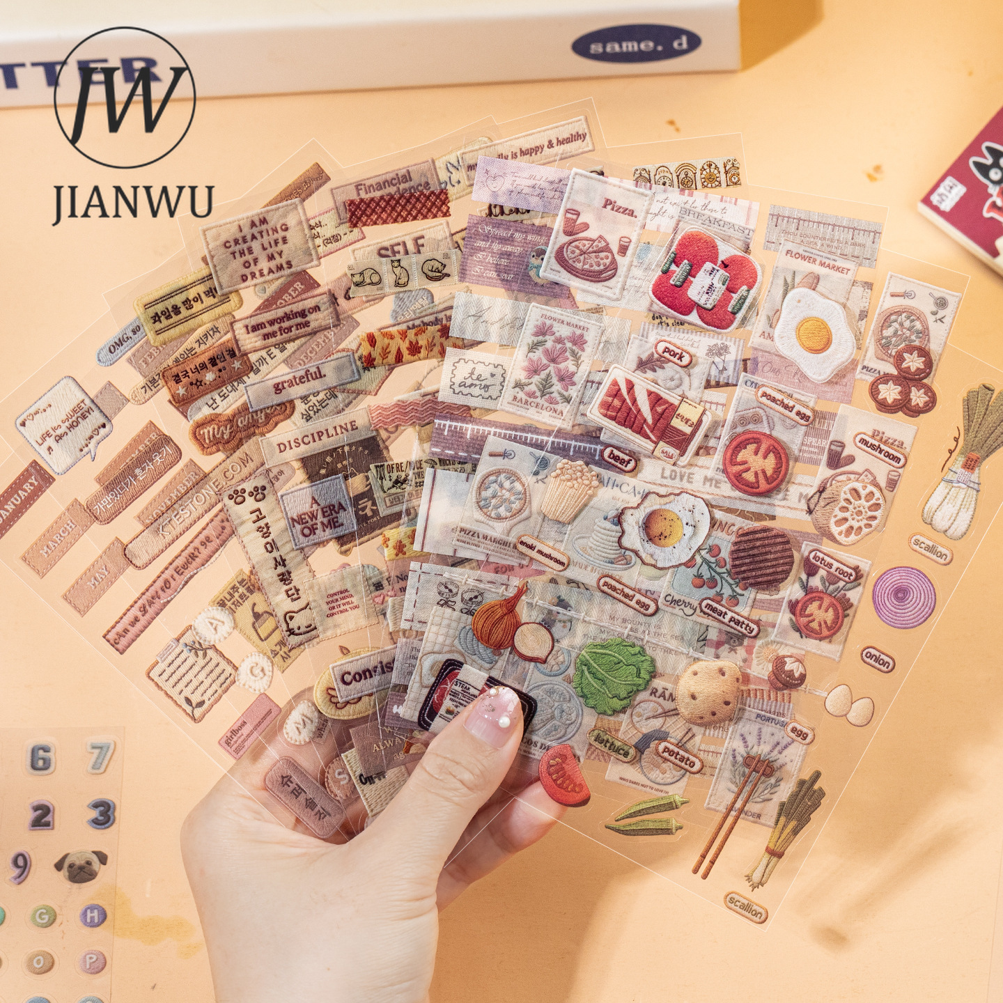 JIANWU Daily Life in Stitches  - огляд і ціна Embroidery Journal Book