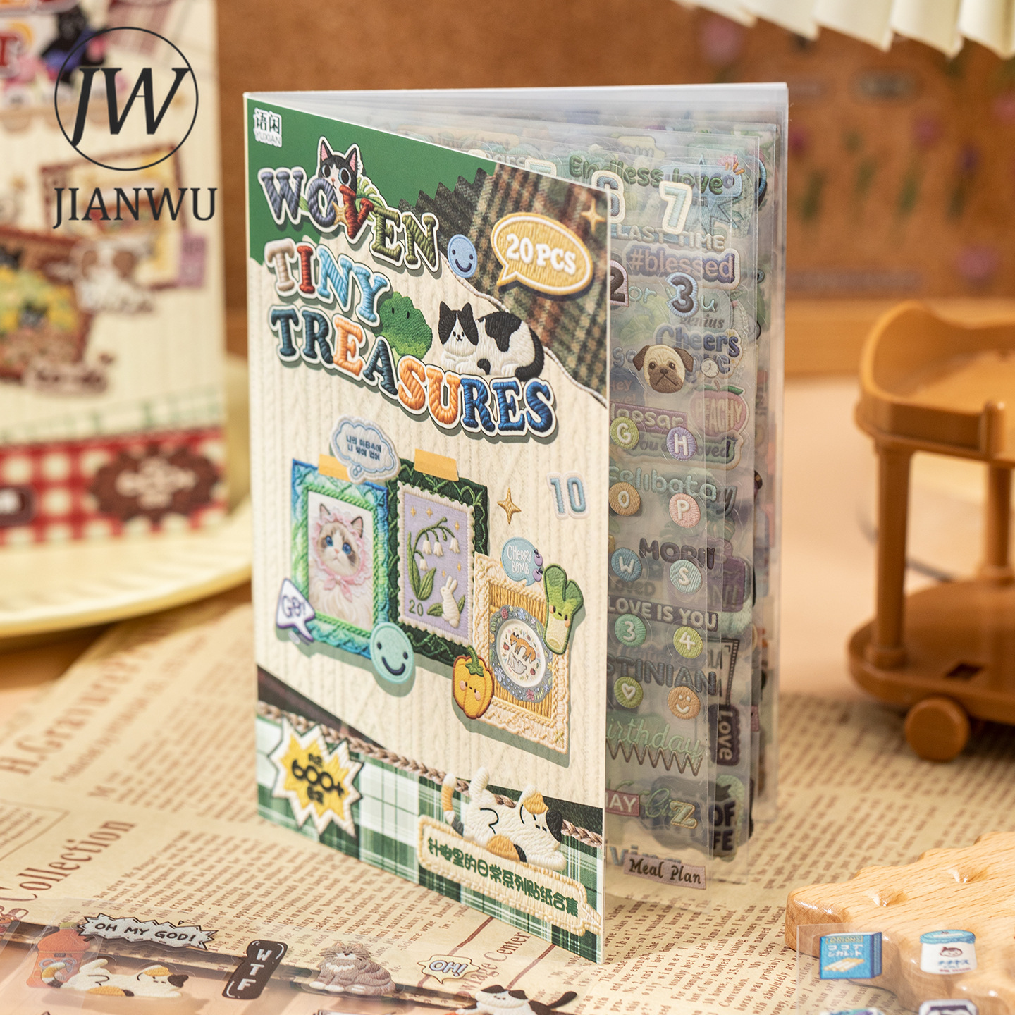 JIANWU Daily Life in Stitches  - огляд і ціна Embroidery Journal Book