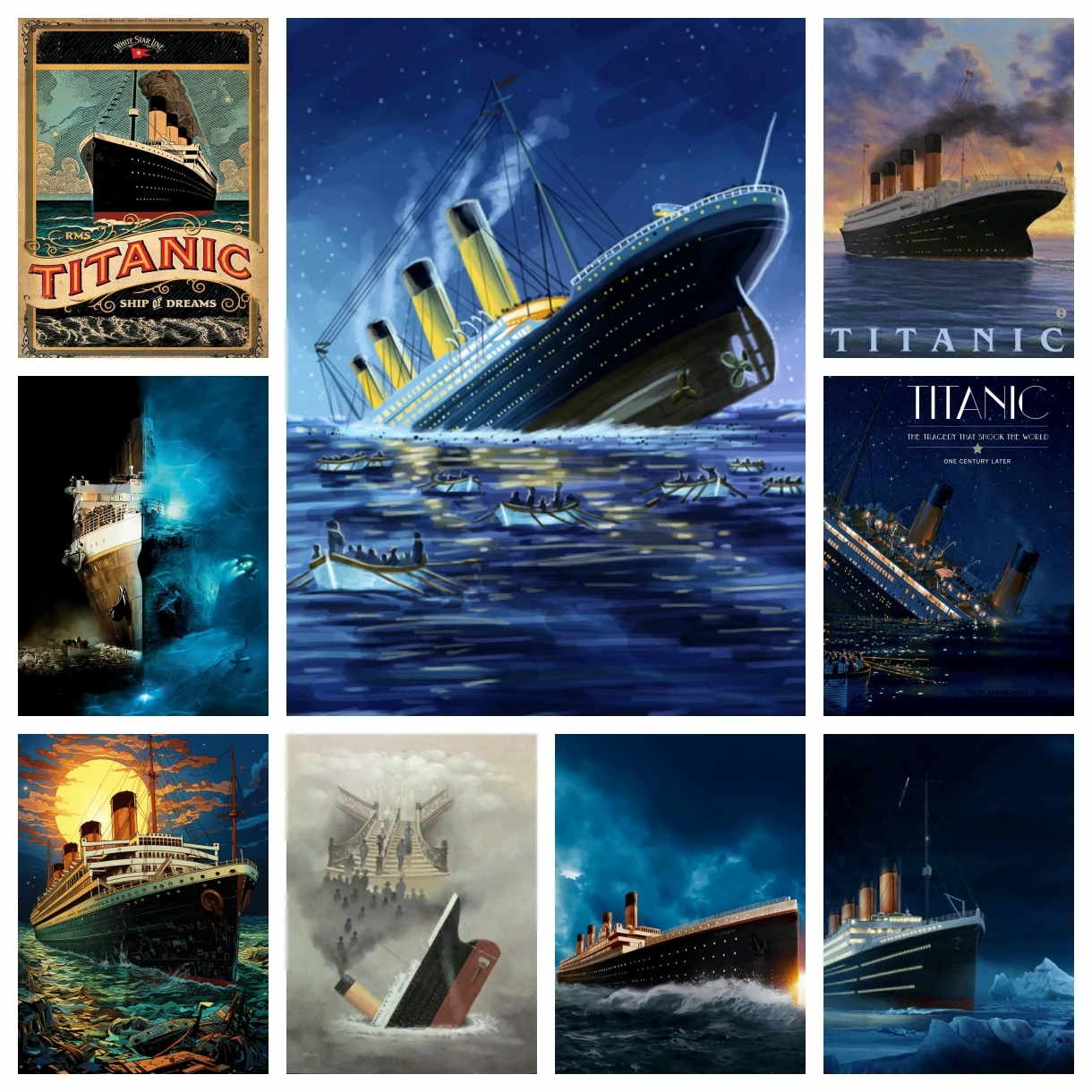 The Titanic Diamond Painting F - огляд і ціна Embroidery Wall Art