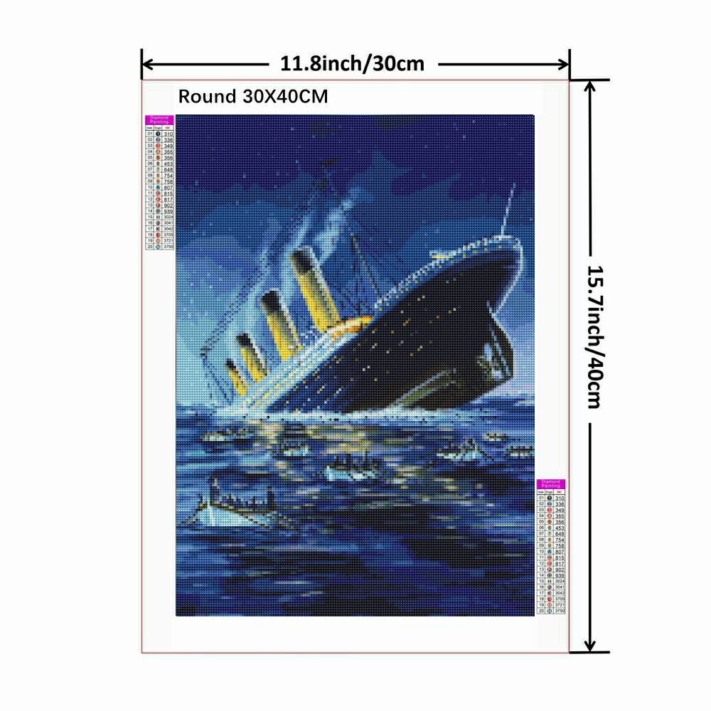 The Titanic Diamond Painting F - огляд і ціна Embroidery Wall Art
