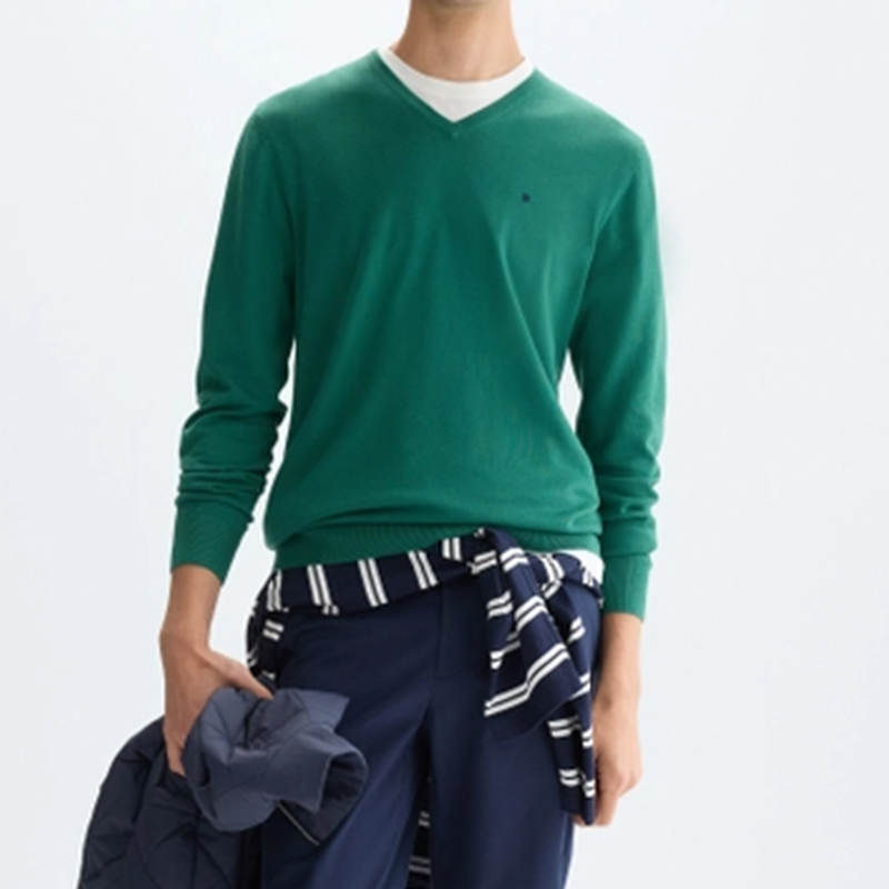 PG Men's V-Neck Knit Sweater S - огляд і ціна Embroidery Logo