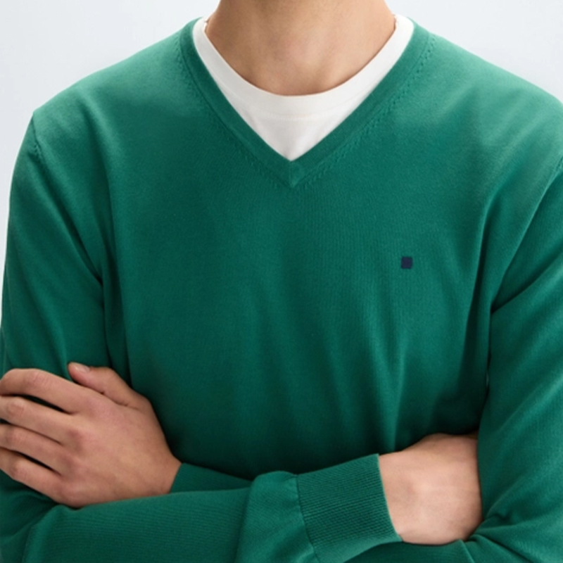 PG Men's V-Neck Knit Sweater S - огляд і ціна Embroidery Logo