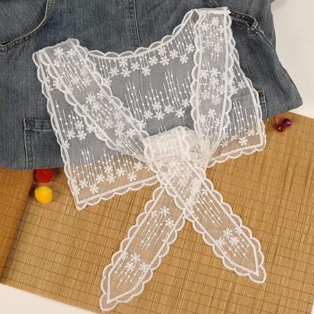 French Lace Shawl Scarf for Wo - огляд і ціна Embroidery On Shirt