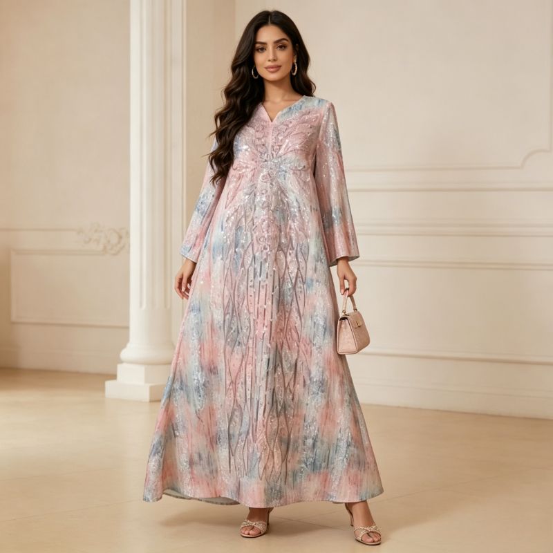 Muslim Women Party Dress Embro - огляд і ціна Embroidery Arabic