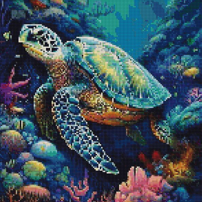 1PC frameless  Full Square Rou - огляд і ціна Embroidery Wall Art