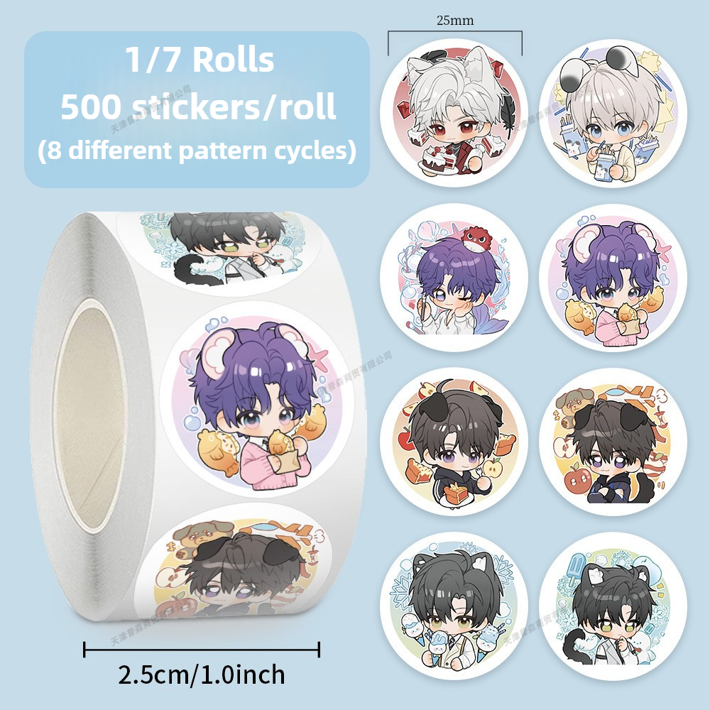 500Pcs Roll Kawaii Cartoon Sti - огляд і ціна Embroidery Wall Art