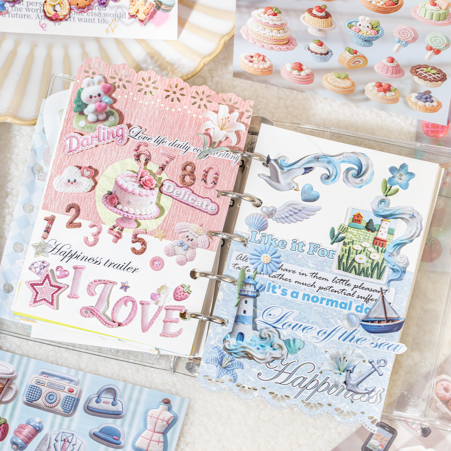 20pcs Texture Atlas Series Sti - огляд і ціна Embroidery Journal Book
