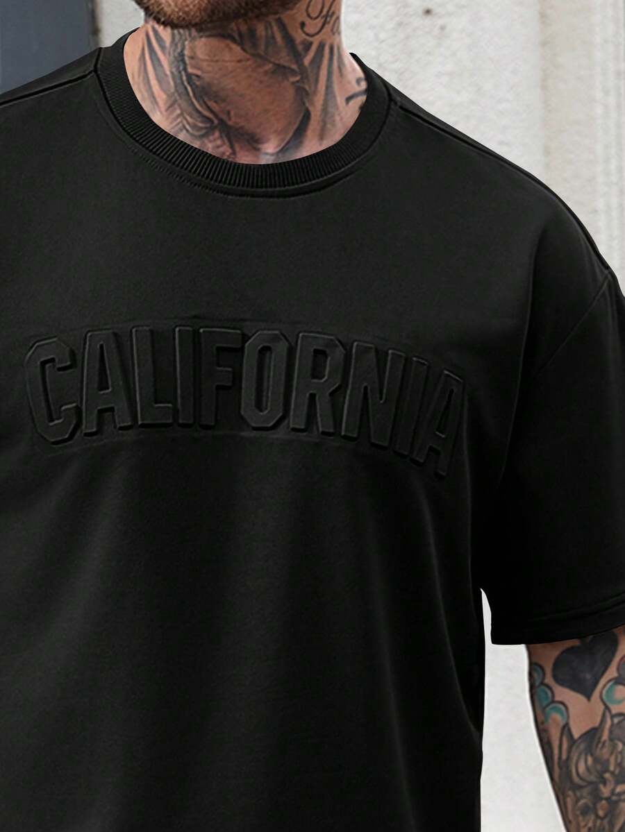 Mens Casual Solid Color Letter - огляд і ціна Embroidery Set