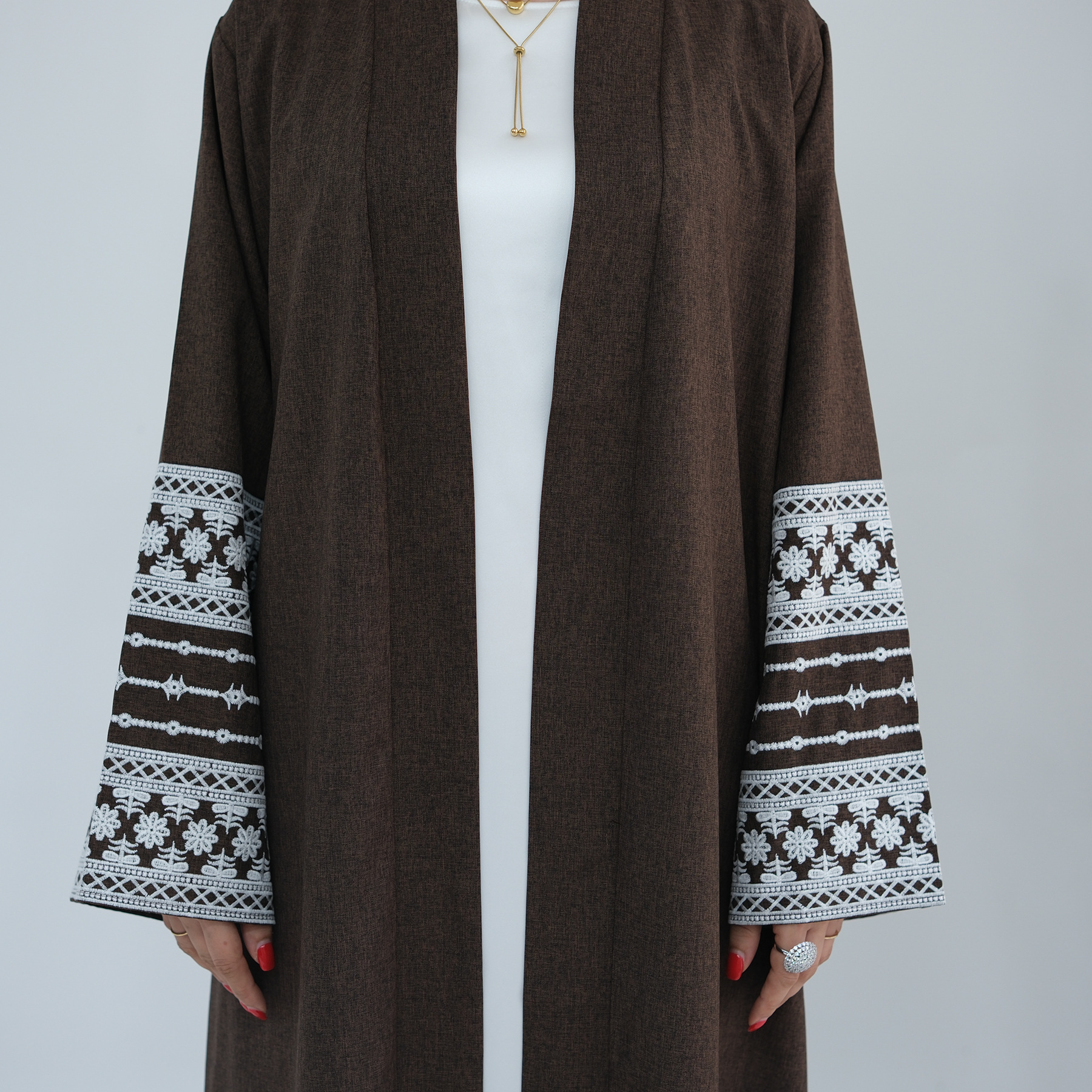 Embroidery Open Abaya for Wome - огляд і ціна Embroidery Kebaya
