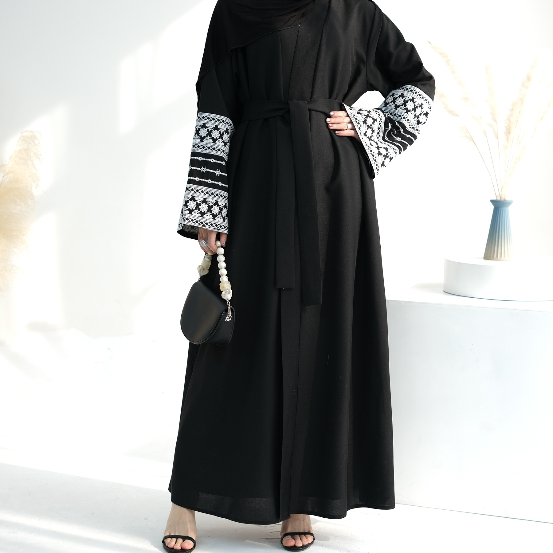 Embroidery Open Abaya for Wome - огляд і ціна Embroidery Kebaya