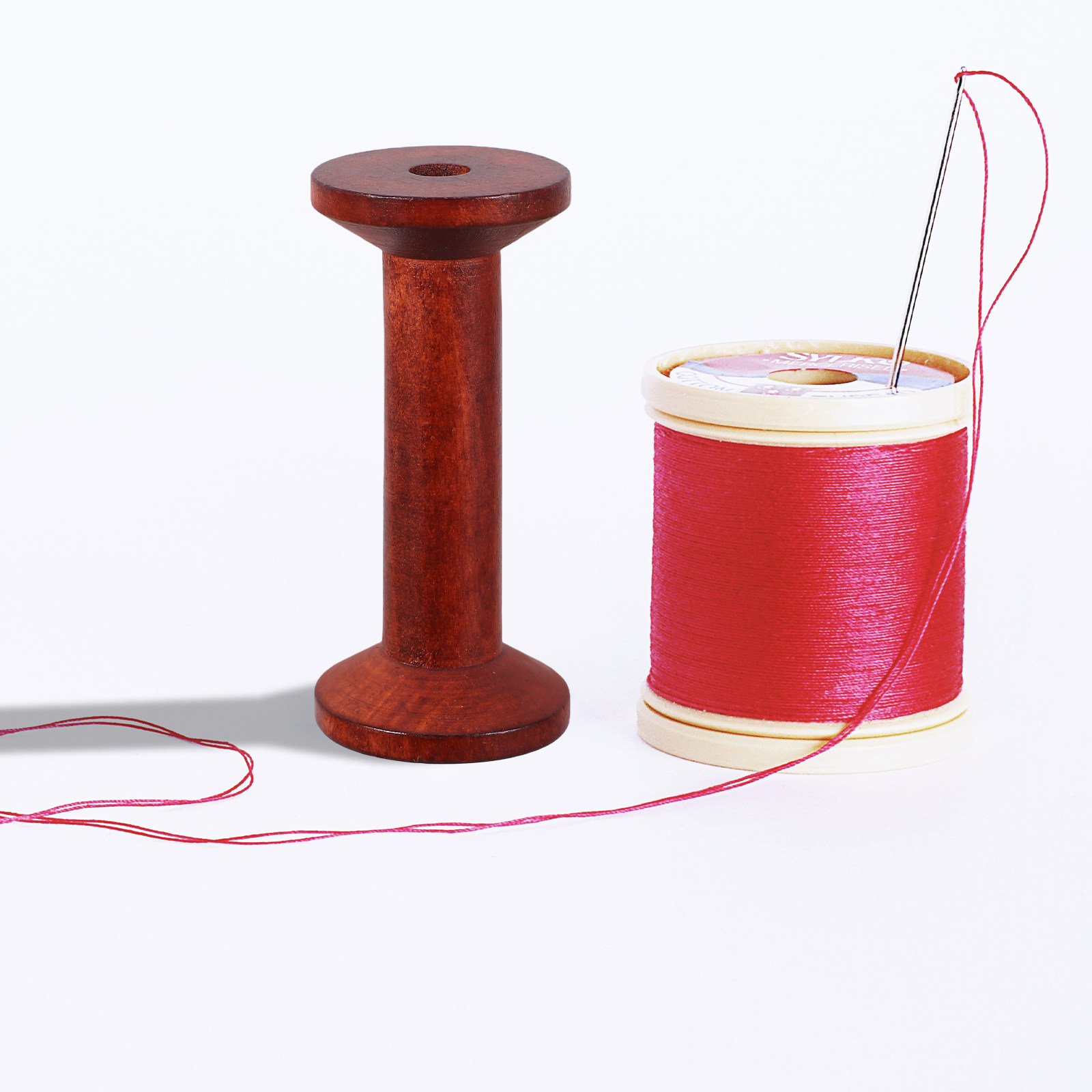 6Pcs Wooden Empty Spools for C - огляд і ціна Embroidery Thread