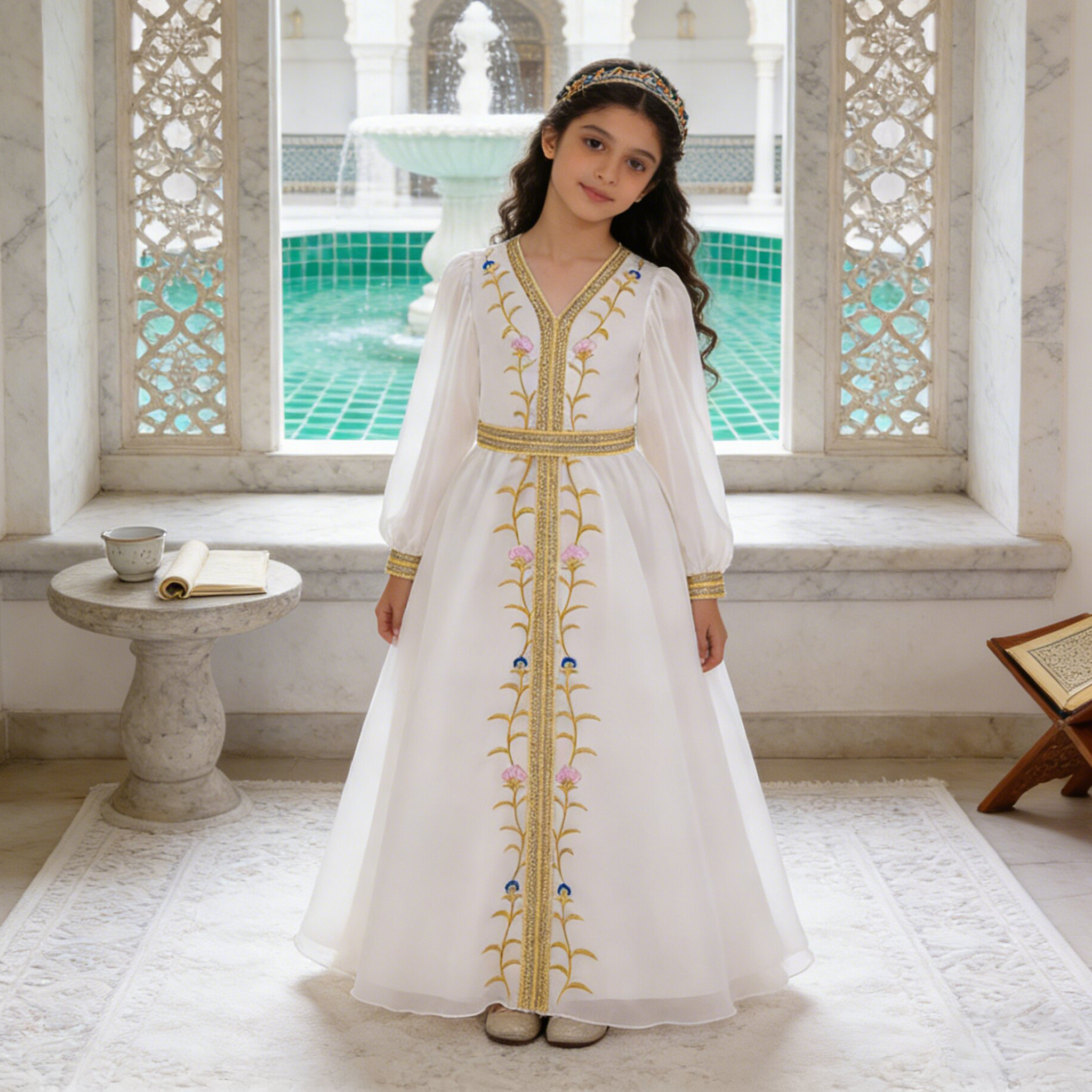 Flower Ramadan Muslim Party Gi - огляд і ціна Embroidery Arabic