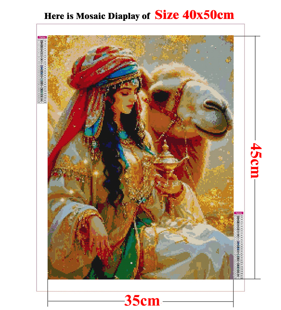 2024 New 5D DIY Diamond Painti - огляд і ціна Embroidery Arabic