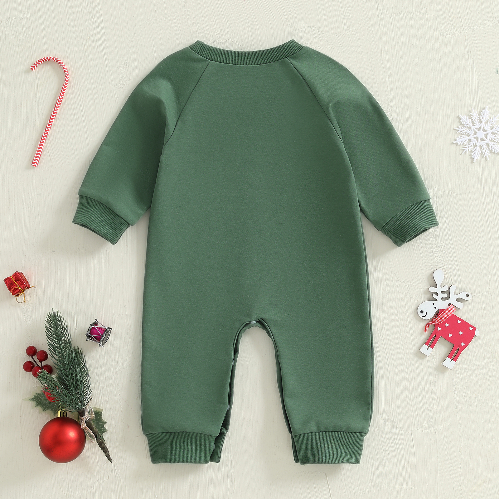 Baby Boy Christmas Romper Lett - огляд і ціна Embroidery Xmas Tree