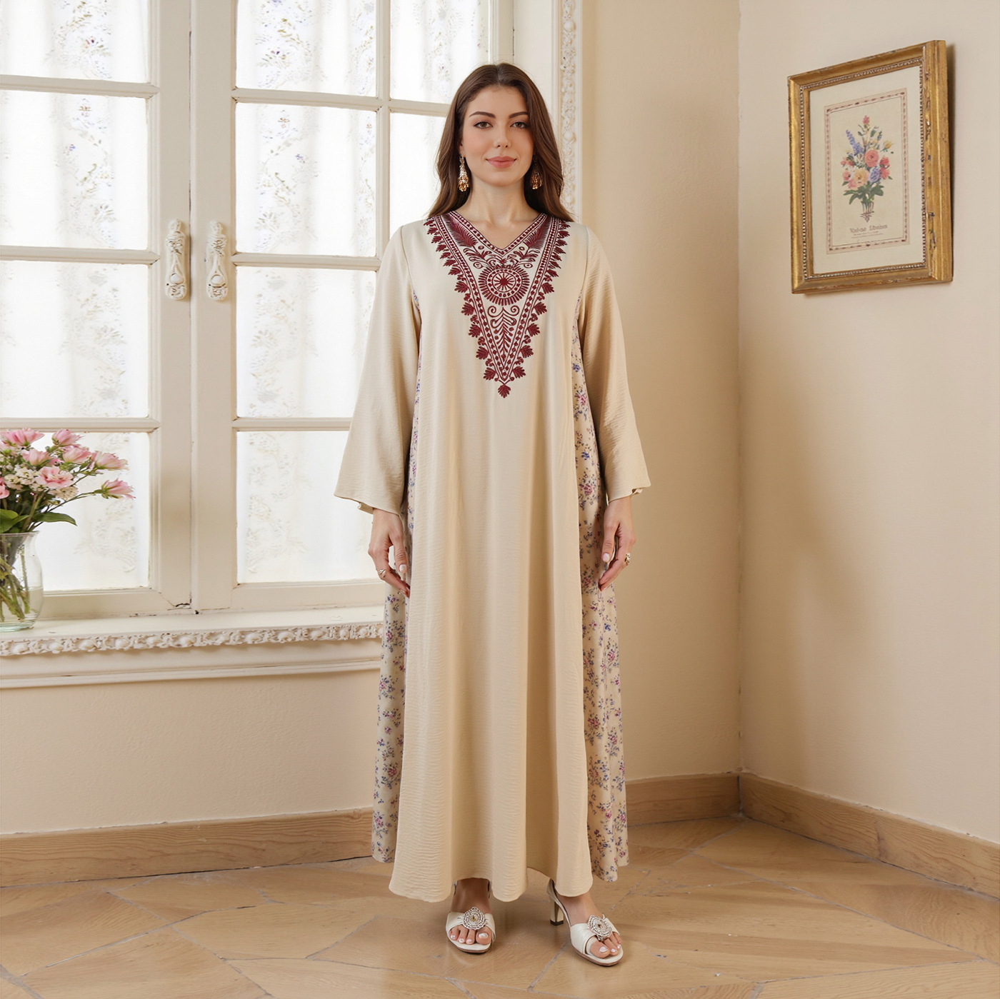 Muslim Party Dresses Women Aba - огляд і ціна Embroidery Arabic