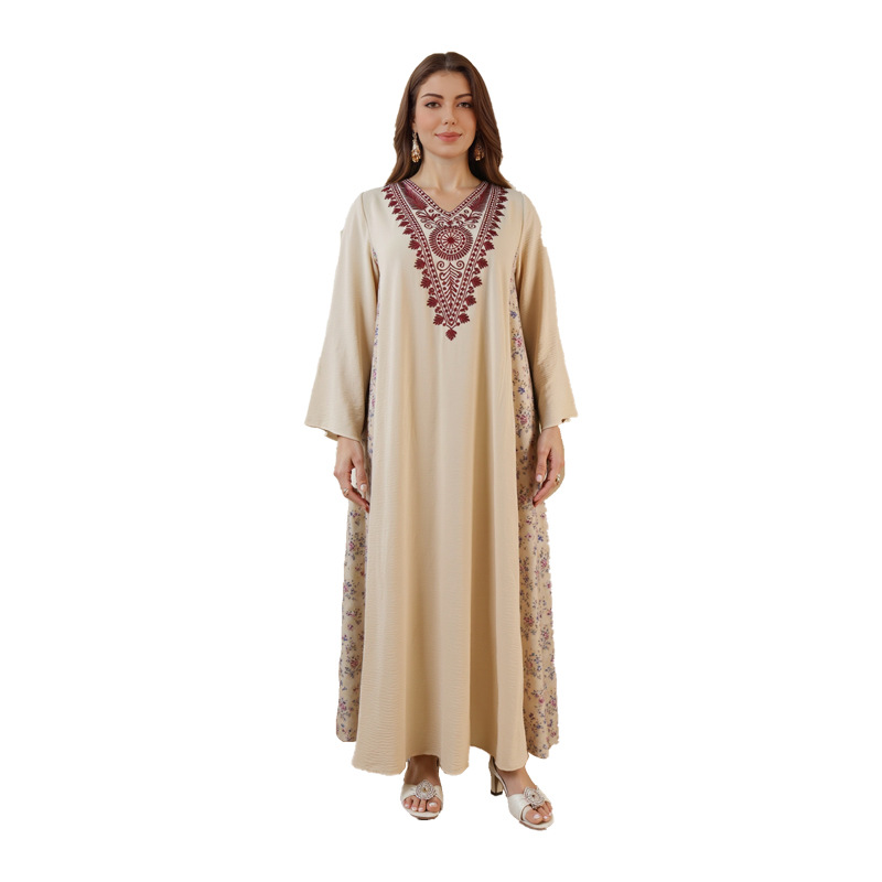 Muslim Party Dresses Women Aba - огляд і ціна Embroidery Arabic