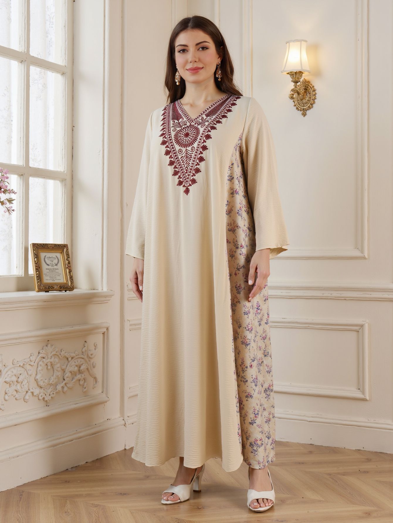 Muslim Party Dresses Women Aba - огляд і ціна Embroidery Arabic