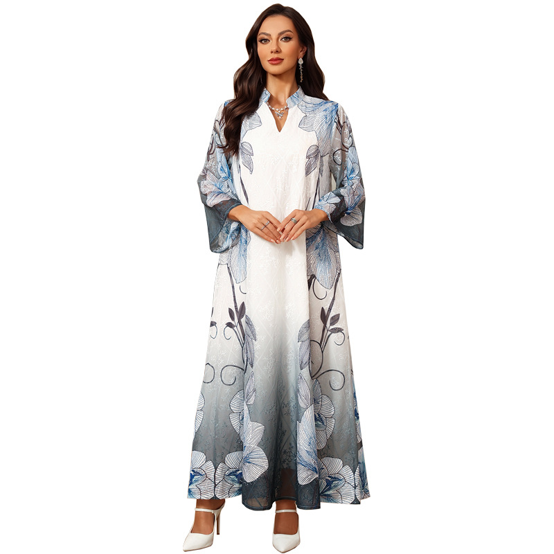 Eid Muslim Dresses Abaya Women - огляд і ціна Embroidery Arabic