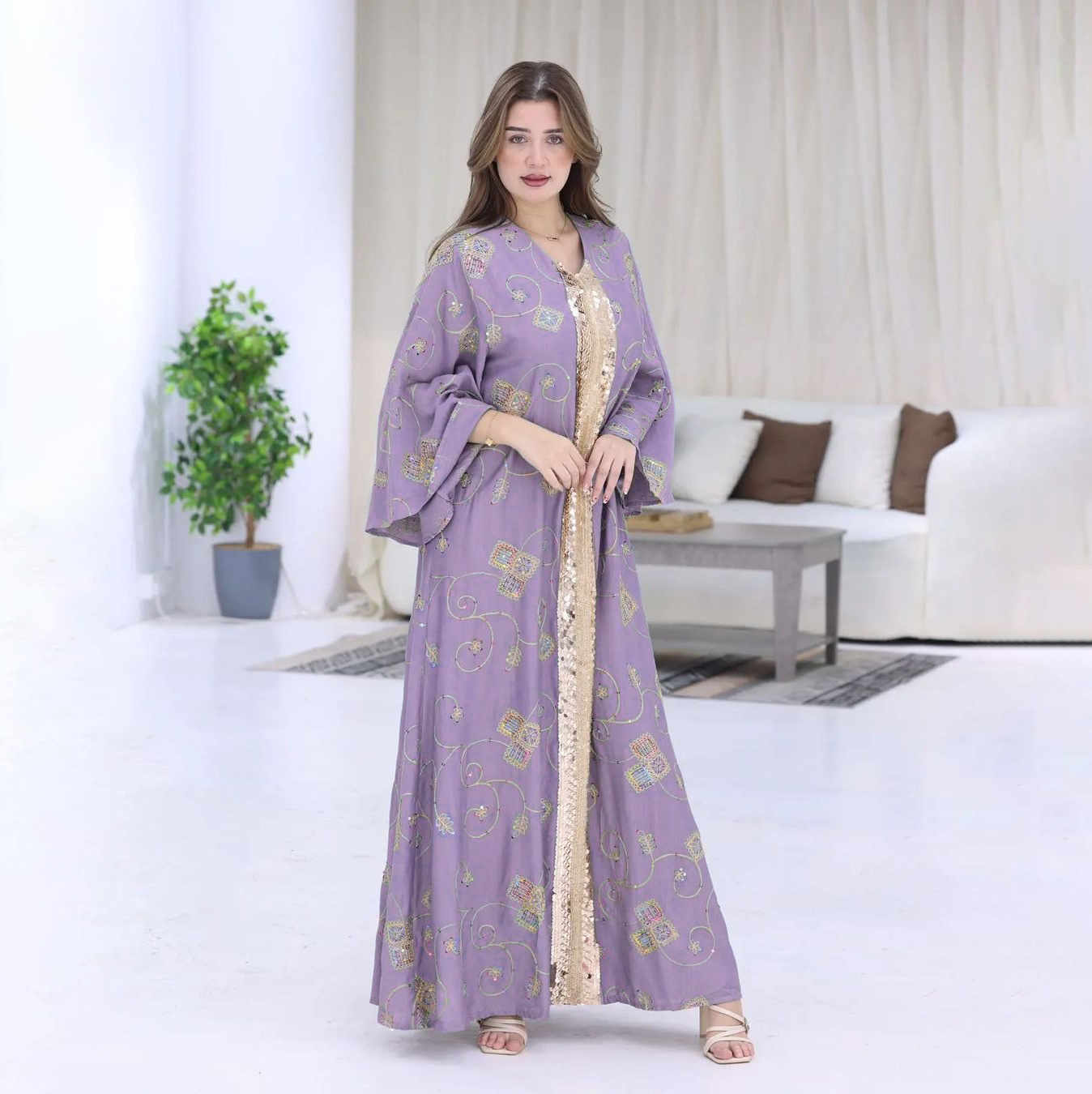 2025 Eid Ramadan Muslim Dress  - огляд і ціна Embroidery Kebaya
