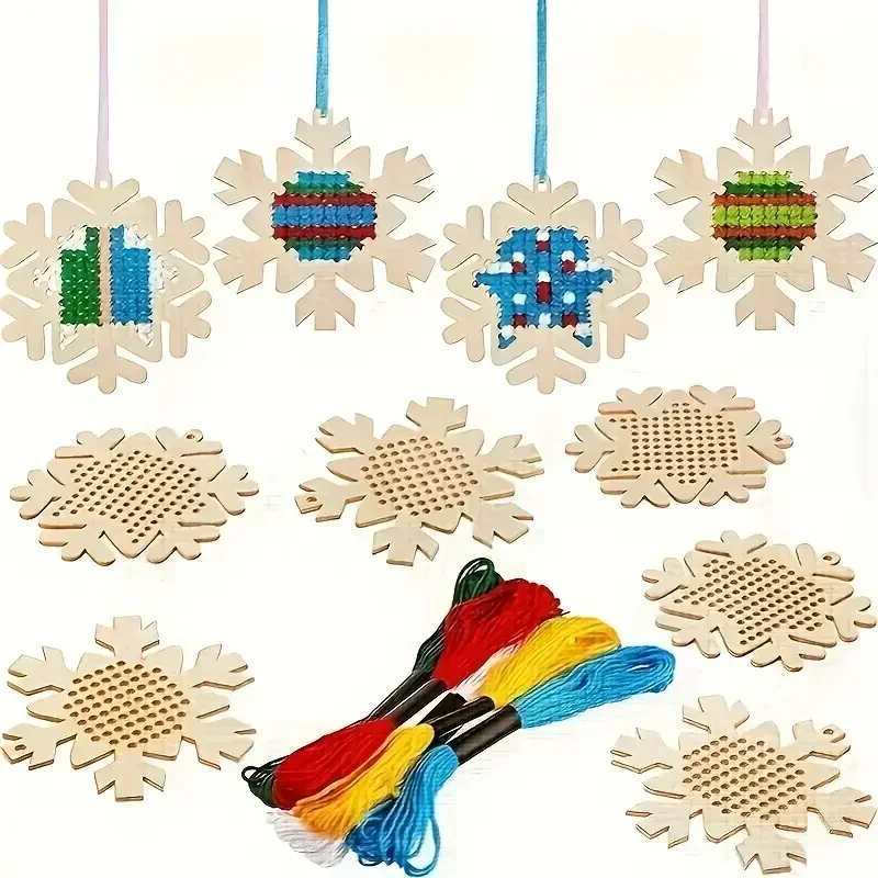 12Set Cross Stitch Hanging Pen - огляд і ціна Embroidery Xmas Tree