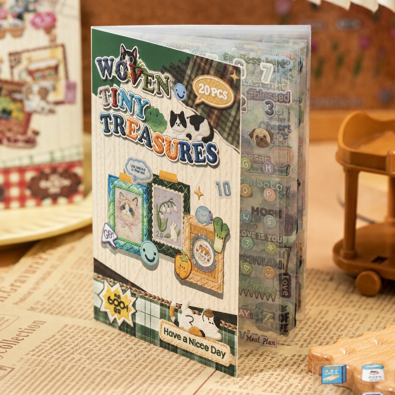Simulated Embroidery Sticker B - огляд і ціна Embroidery Journal Book