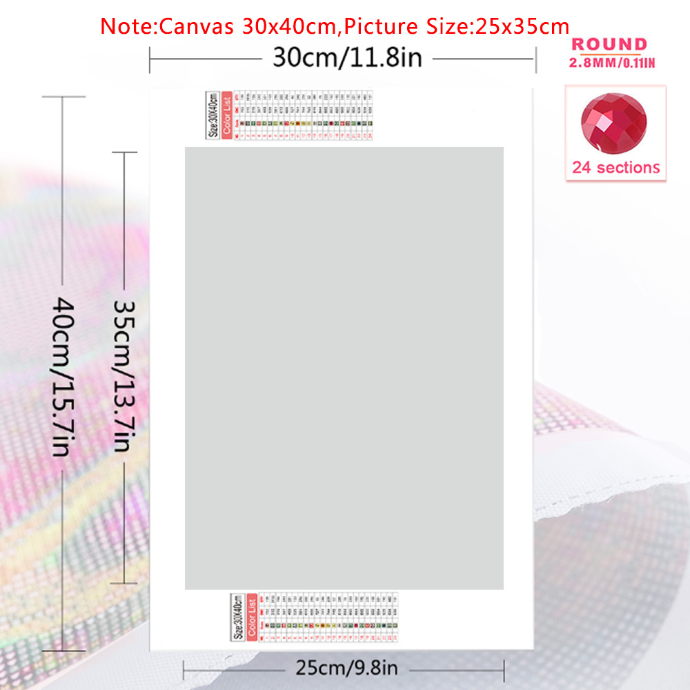 1pc frameless  Diamond Art Pai - огляд і ціна Embroidery Wall Art