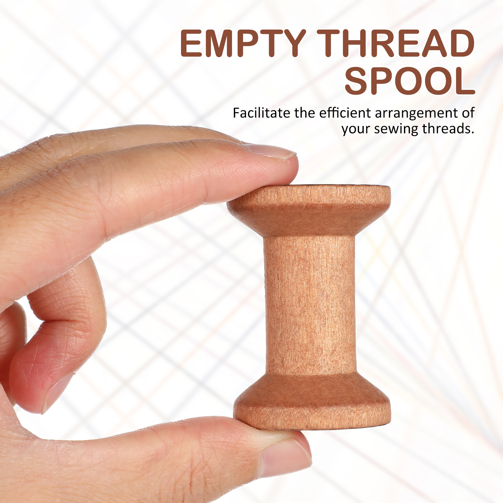 20Pcs Empty Wood Spools Thread - огляд і ціна Embroidery Thread