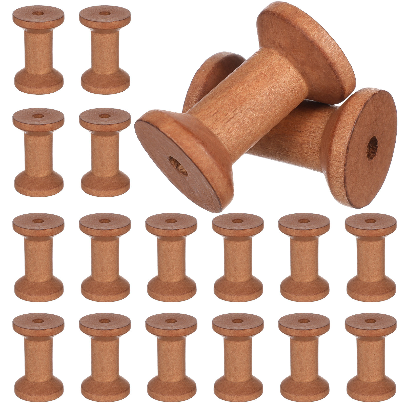 20Pcs Empty Wood Spools Thread - огляд і ціна Embroidery Thread