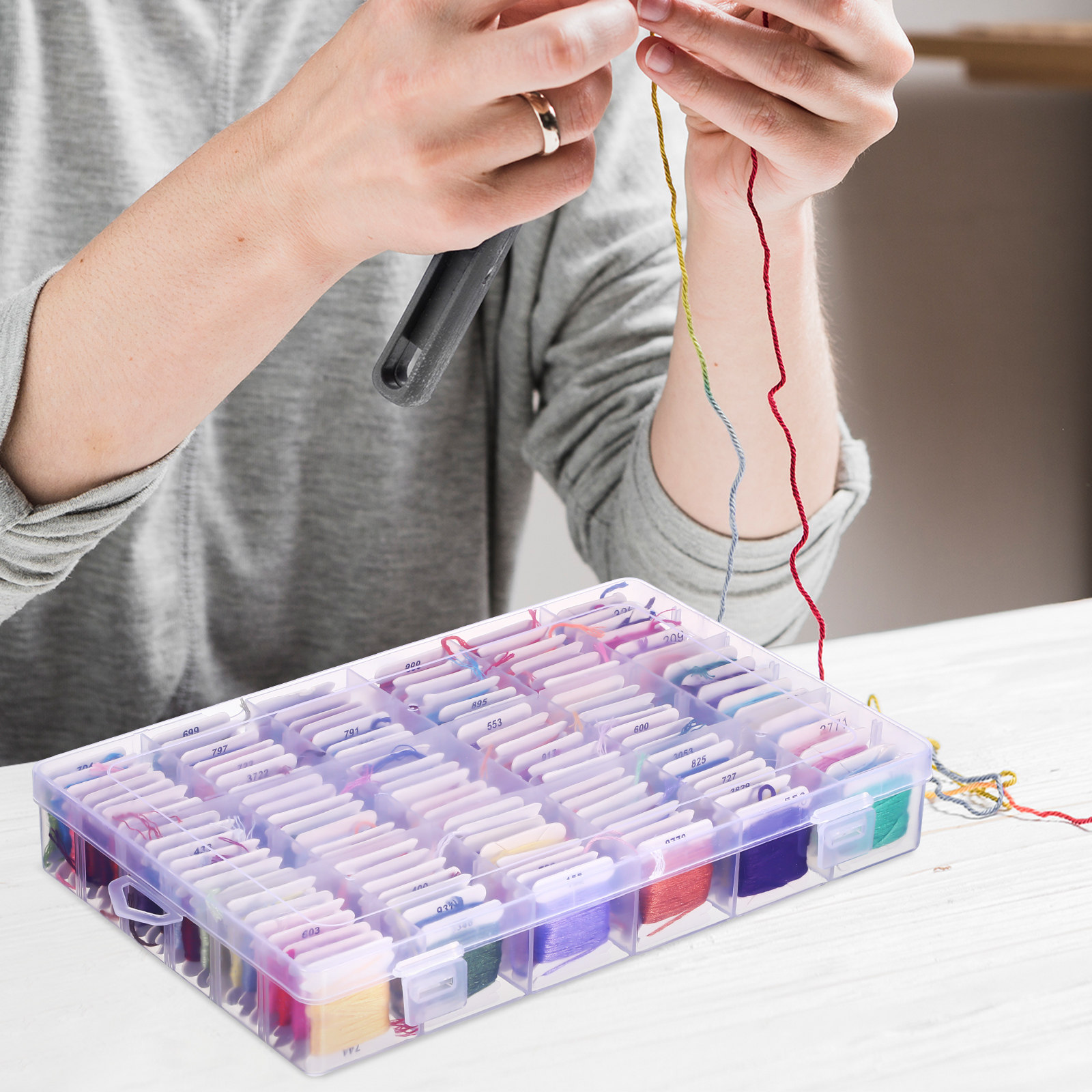 120 Skeins Embroidery Thread S - огляд і ціна Embroidery Bracelet